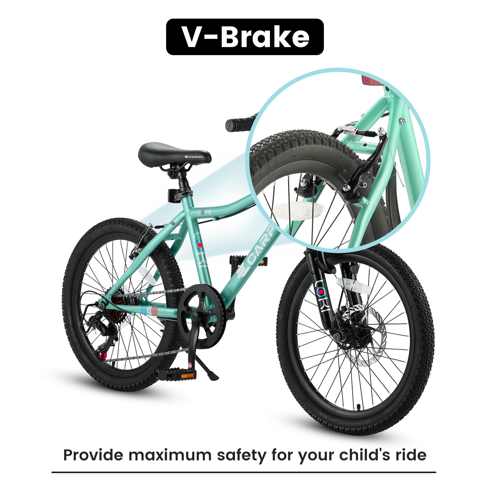 S20101  Kids Bicycle 20 Inch Kids Montain Bike Gear Shimano 7 Speed Bike for Boys and Girls