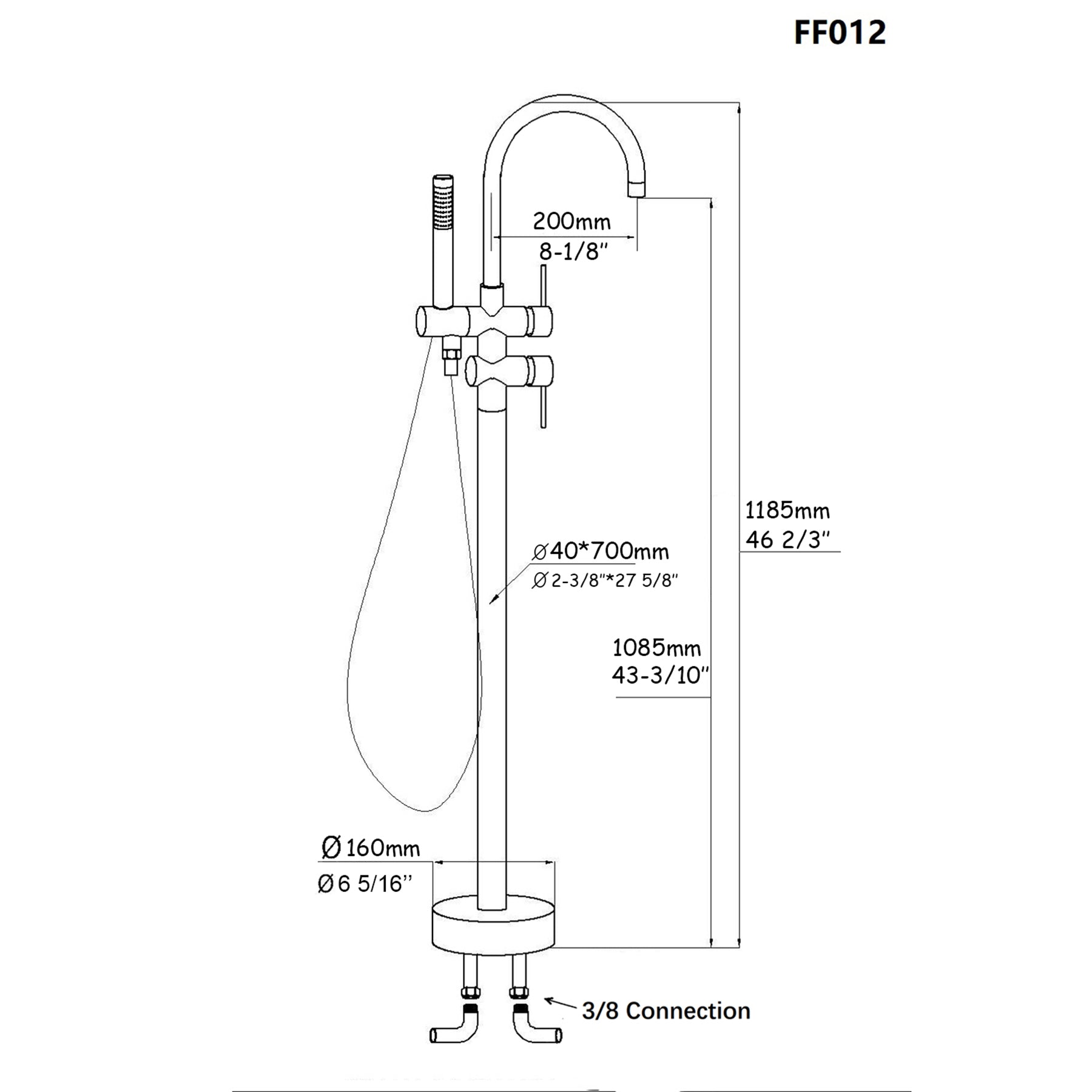 Freestanding Faucet