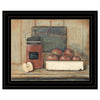 "Apple Butter" by Pam Britton, Ready to Hang Framed Print, Black Frame