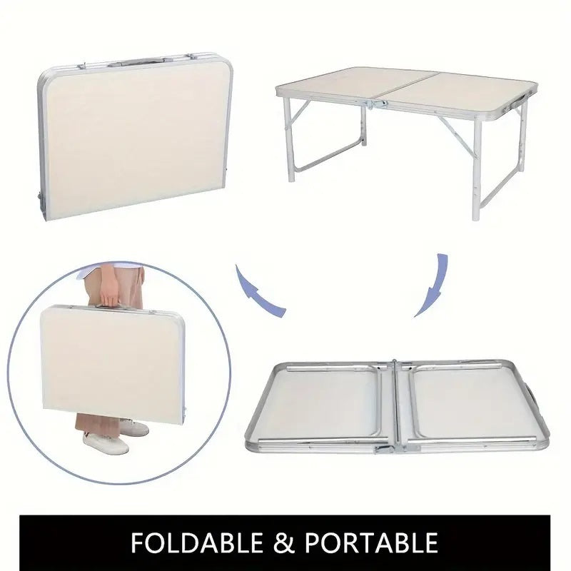 Small outdoor folding table