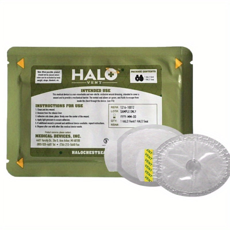 Efforest Vent Occlusive Halo Chest Seal Combo Pack