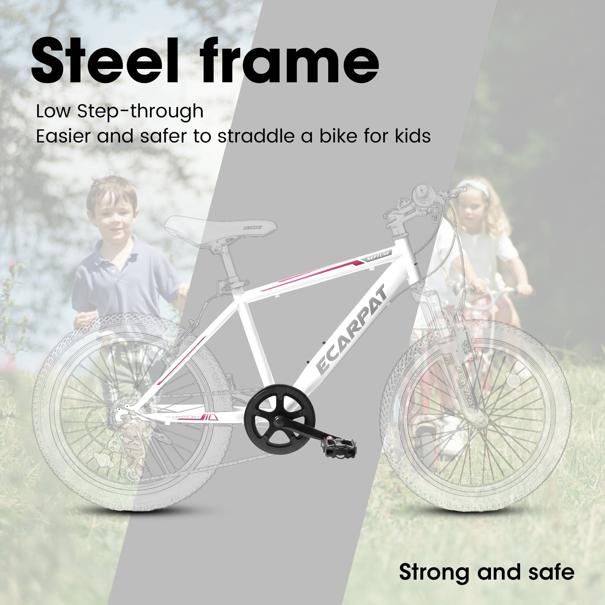 A20215 20 inch kids bike shock absorber front plug 7 speed turnbar transmission universal for boys and girls