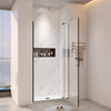 28-32 x 72 in Universal Pivot Shower Door - 28-32 x 72 in / Matte Black view 2