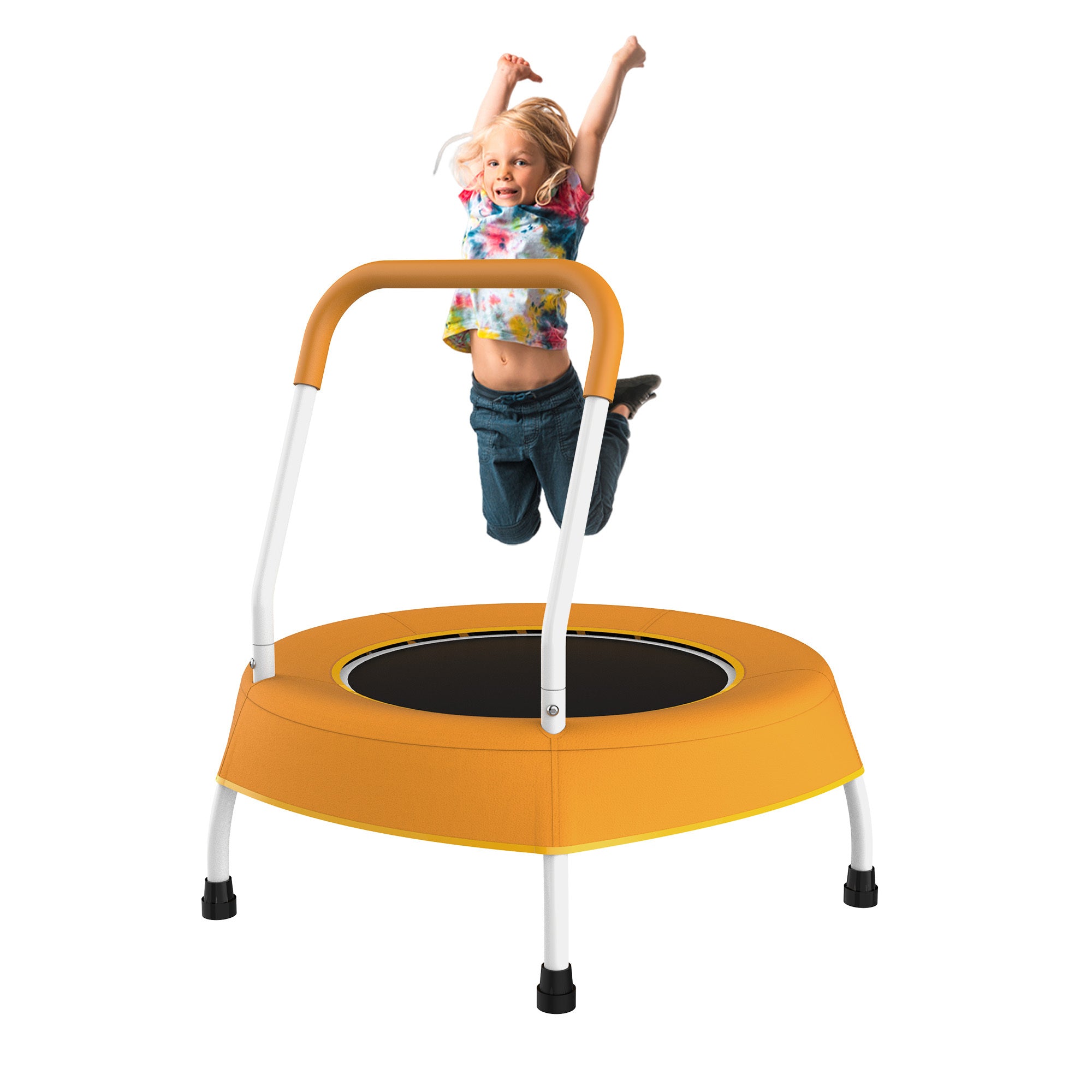 Toddler Trampoline for Kids 1 Year Plus with Handle, Baby Gifts for Boys and Girls, Indoor and Outdoor