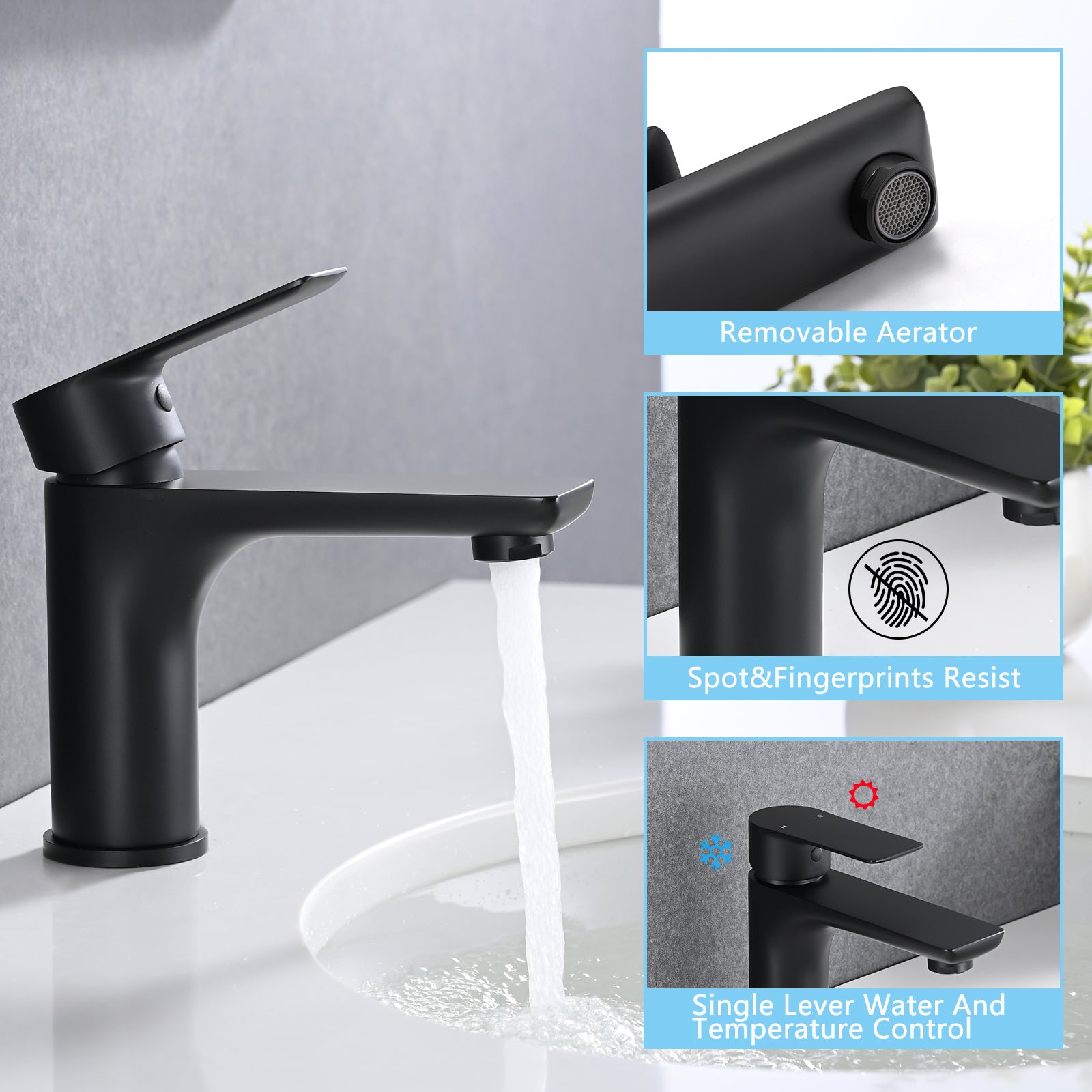 Single Handle Lavatory Basin Sink Faucet