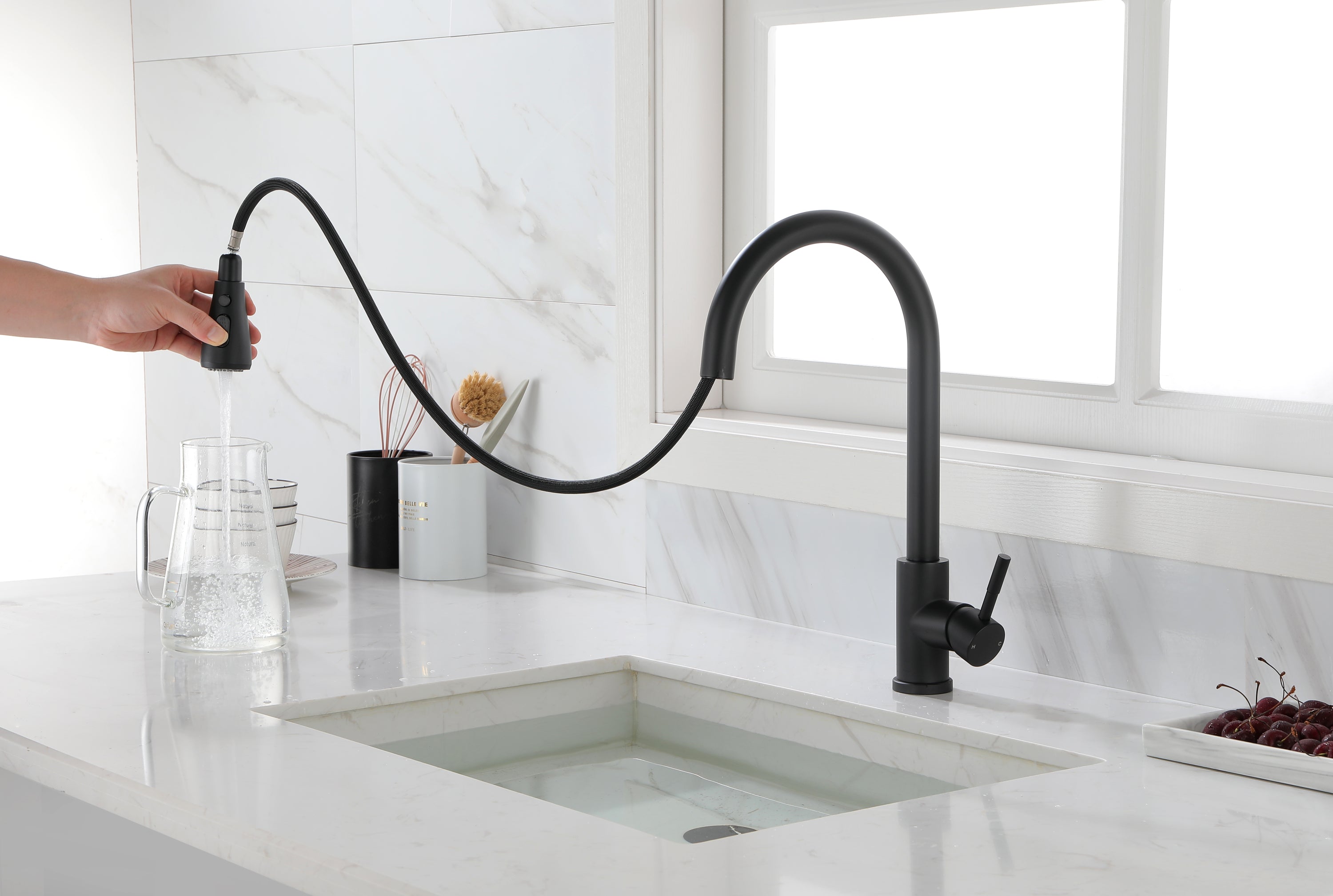 Kitchen Faucet with Pull Out Spraye