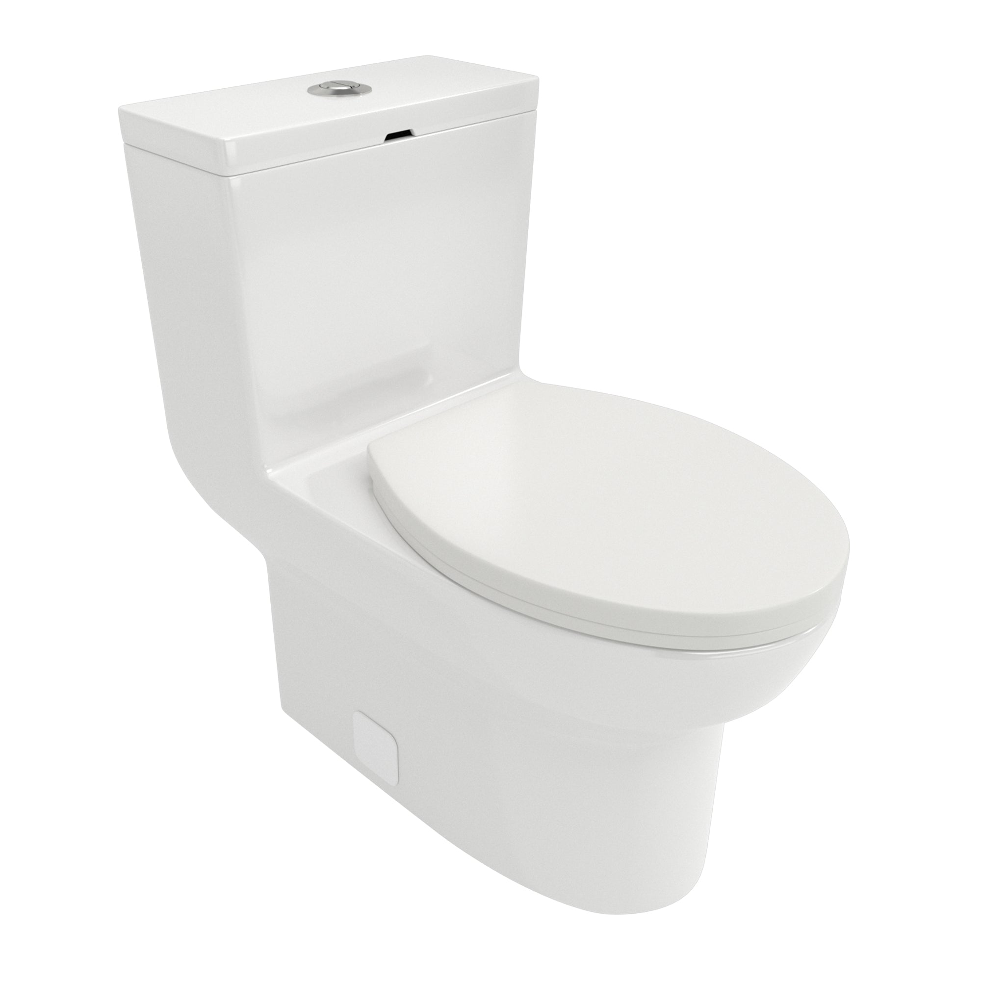 Ceramic One Piece Toilet,Dual Flush with Soft Clsoing Seat