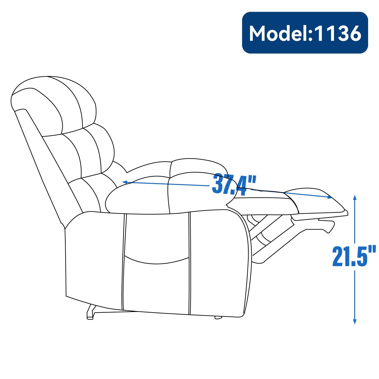 23" Seat Width and High Back Large Size Chenille Power Lift Recliner Chair with 8-Point Vibration Massage and Lumbar Heating, Brown