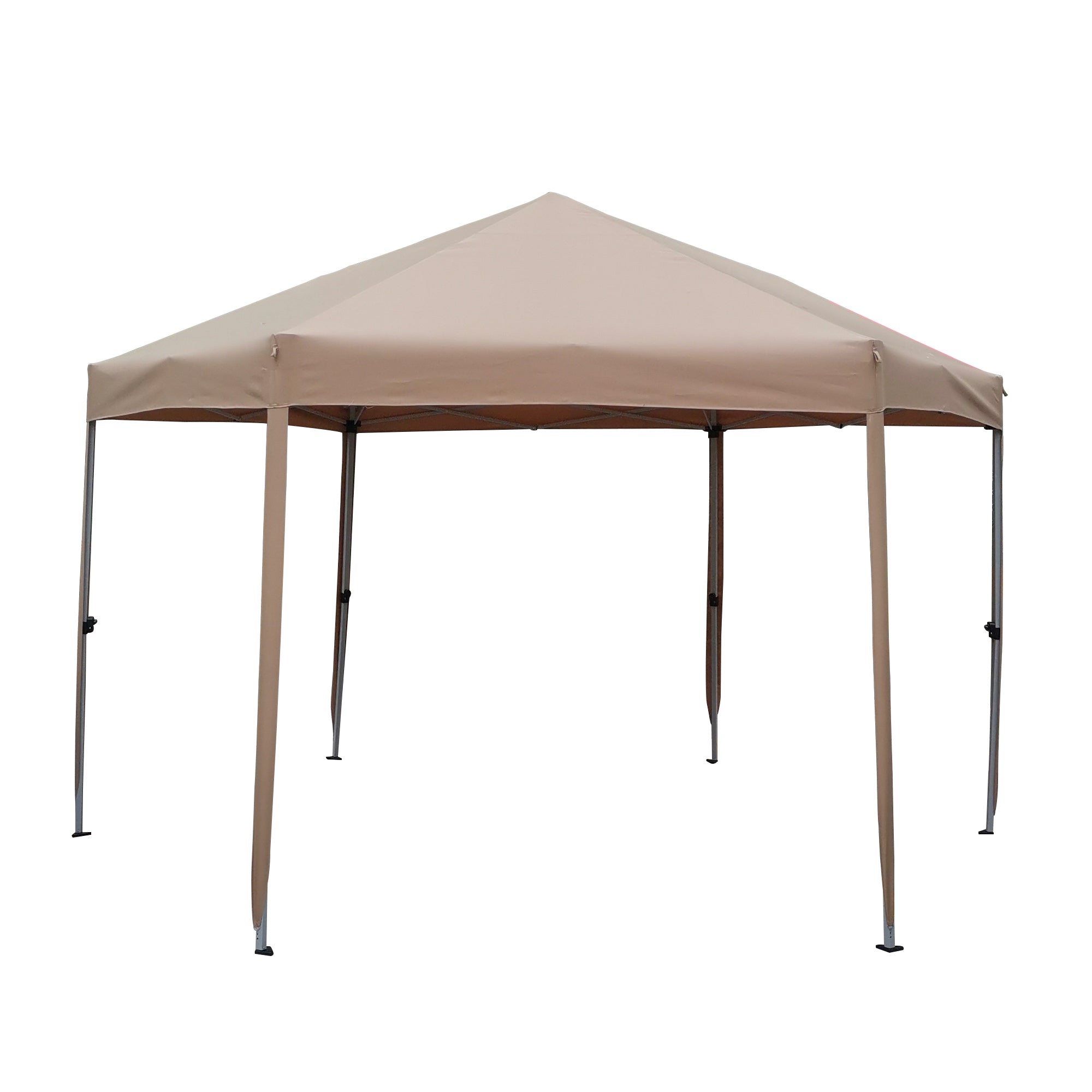 13 Ft. W x 13 Ft. D x 9.2ft Pop-Up Gazebo Tent Outdoor Canopy Hexagonal Canopies Gazebos & Pergolas 6 Sided for Patio Garden Backyard Sun Shelter BBQ Garden Events with Strong Steel Frame Storage Bag