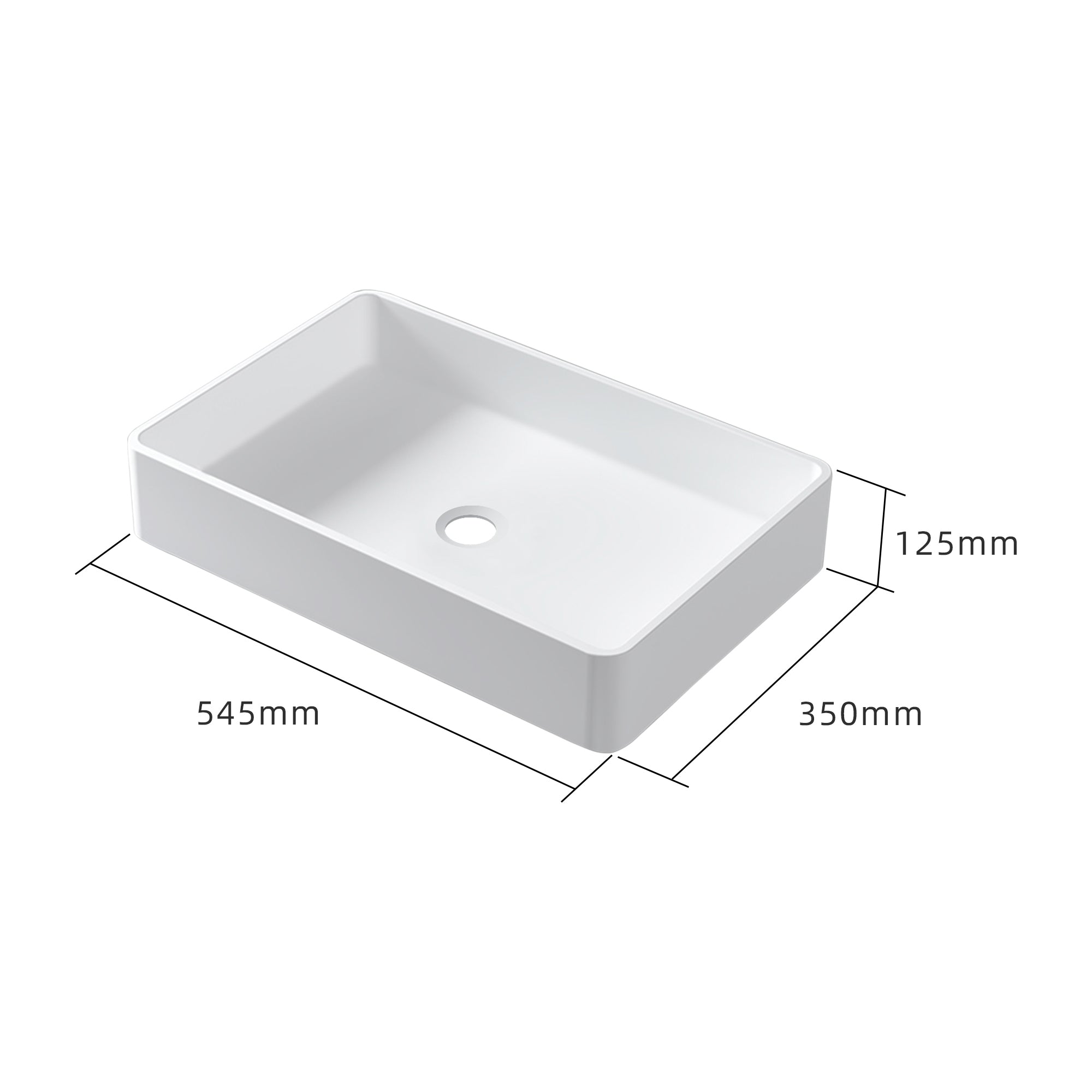 Solid surface Basin