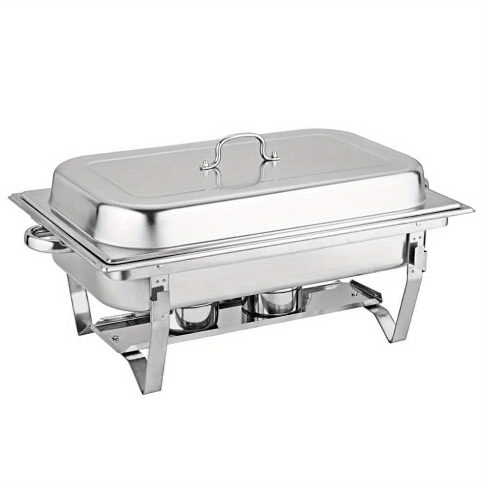 3*3L Chafing Dish Buffet Food Pan Set Stainless Steel Catering Food Warmer