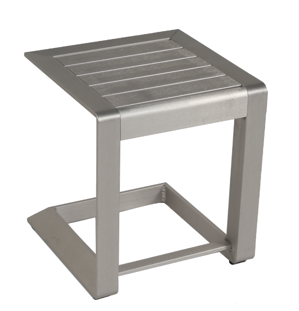 All aluminum outdoor coffee table