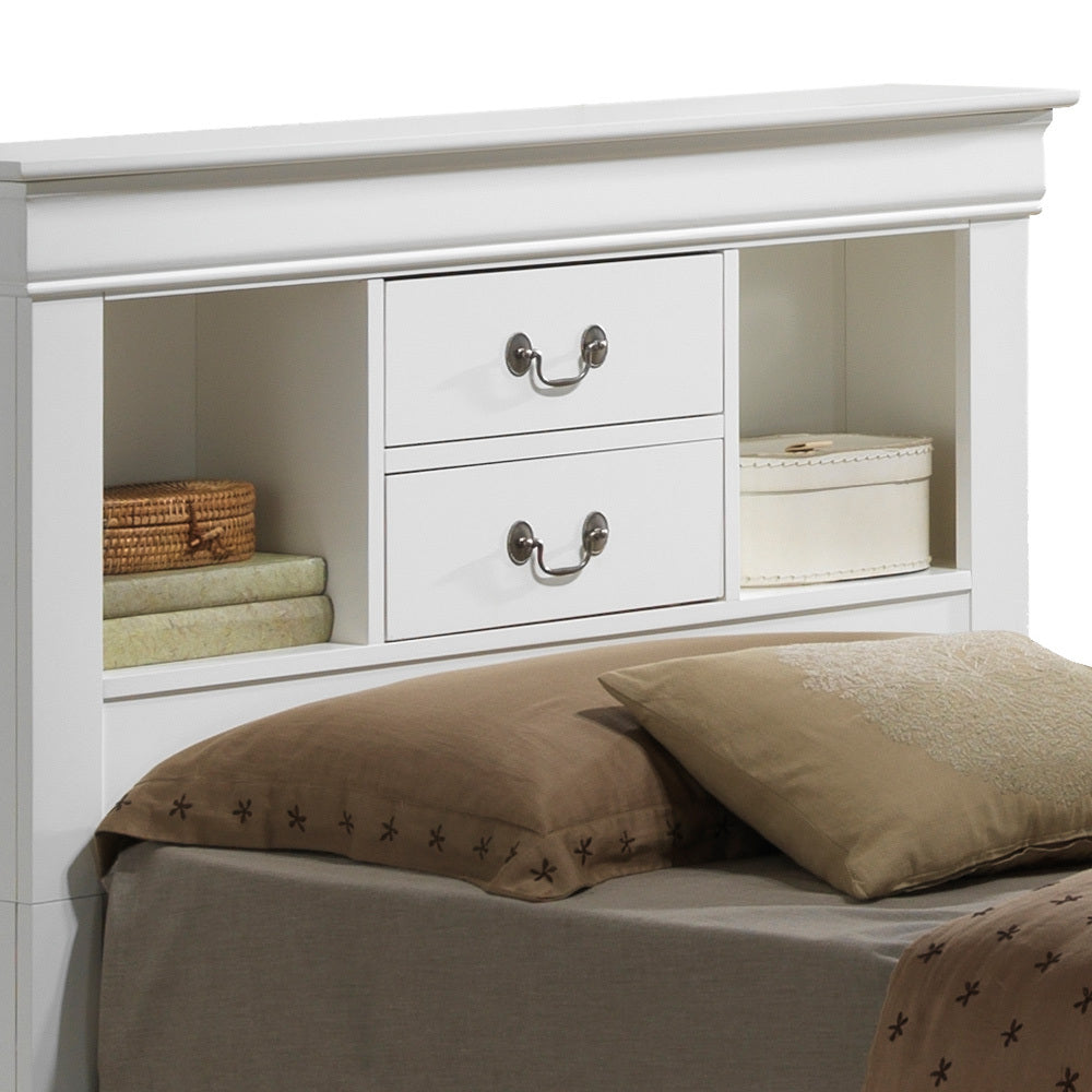 Elegant White Twin Storage Bed Design