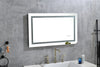 36x 24Inch LED Mirror Bathroom Vanity Mirrors with Lights, Wall Mounted Anti-Fog Memory Large Dimmable Front Light Makeup Mirror