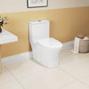 1.1/1.6 GPF Elongated Comfort Height Floor Mounted One-Piece Toilet, CUPC Certified, WaterSense Cetified, Ceramic, White Color, Soft Close Seat T039WT