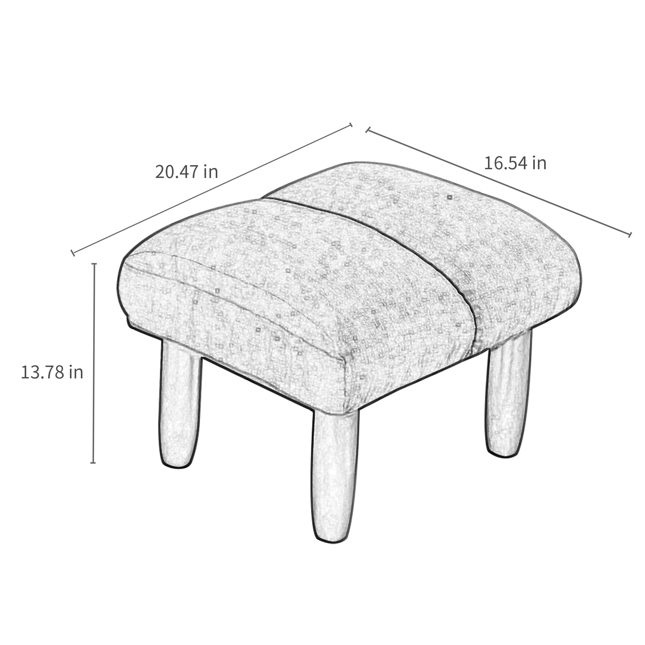 Pedals, stools, can be matched with sofa and chair pedals, free combination, lounge chair, leisure chair