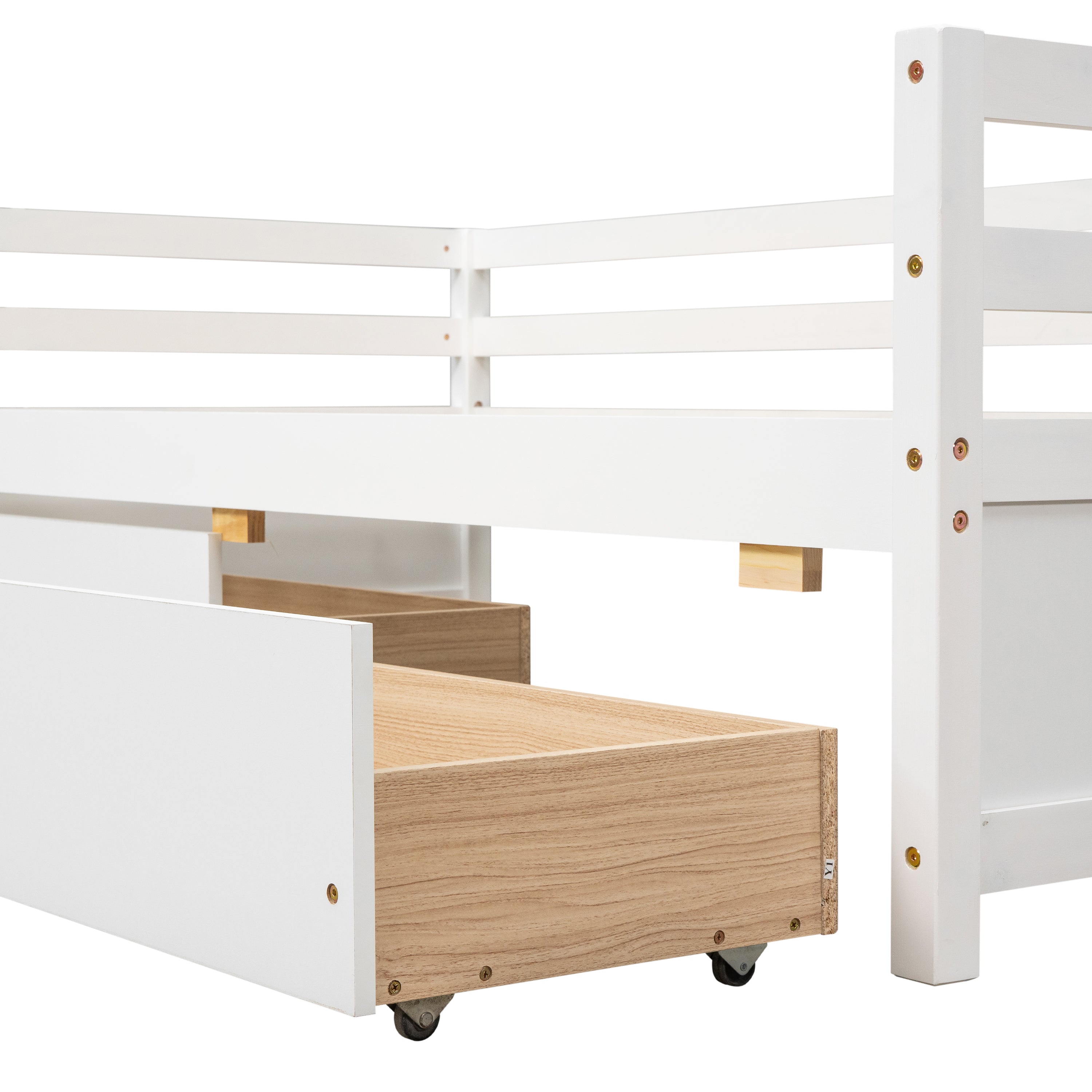 Daybed with two Storage Drawers ,White(New SKU:W504P148589)