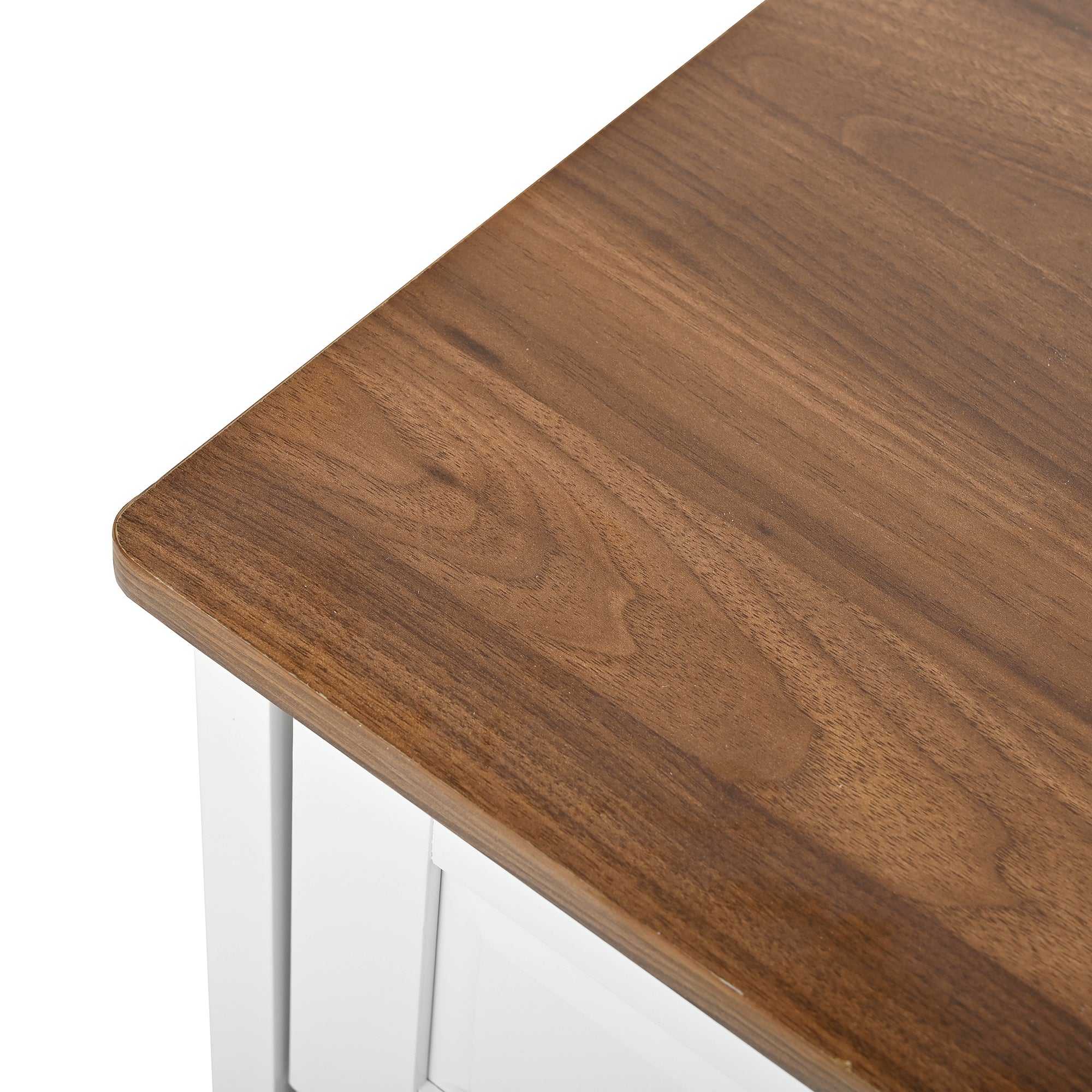 White wood chest of drawers in entryway setting