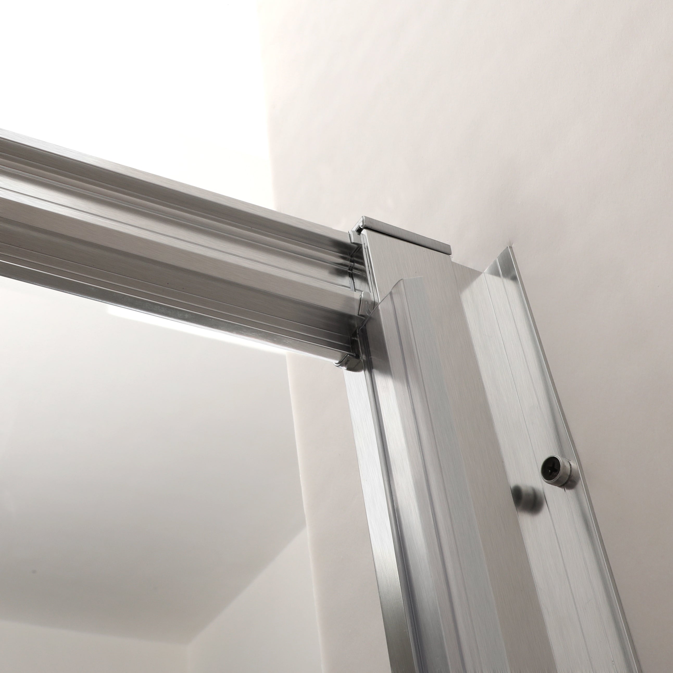 Shower Door 60" W x 72"H Single Sliding Bypass Shower Enclosure,Brushed Nickel