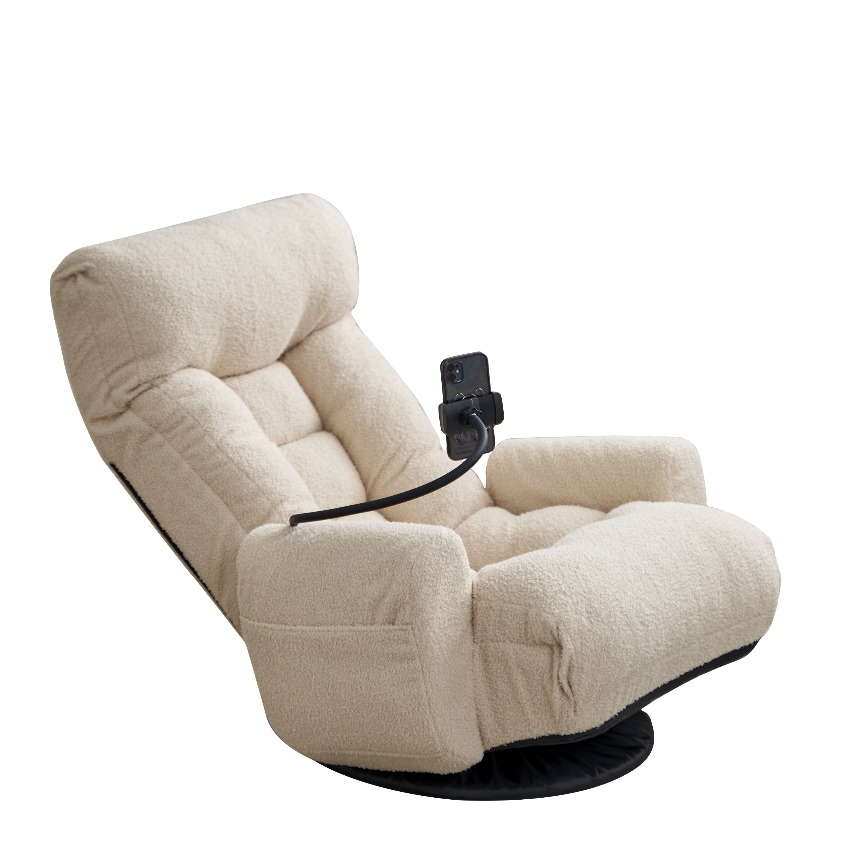 Adjustable head and waist, game chair, lounge chair in the living room, 360 degree rotatable sofa chair,Rotatable seat Leisure Chair deck chair