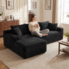 Cloud modular sectional sofa 94.5 inch upholstered, front view