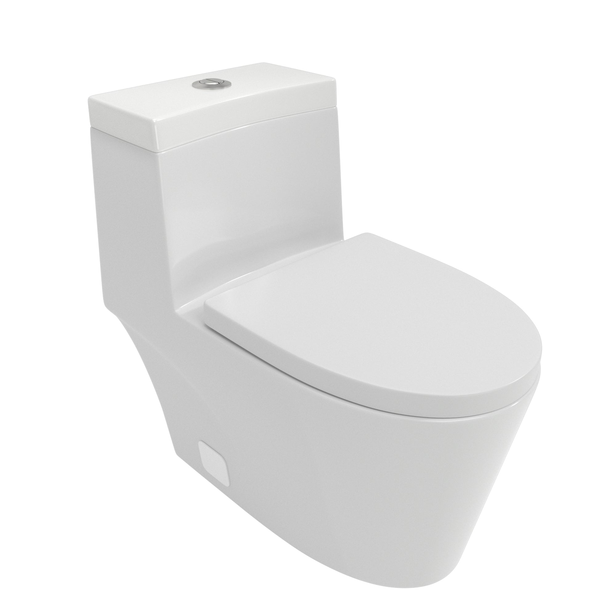 Ceramic One Piece Toilet,Dual Flush with Soft Clsoing Seat