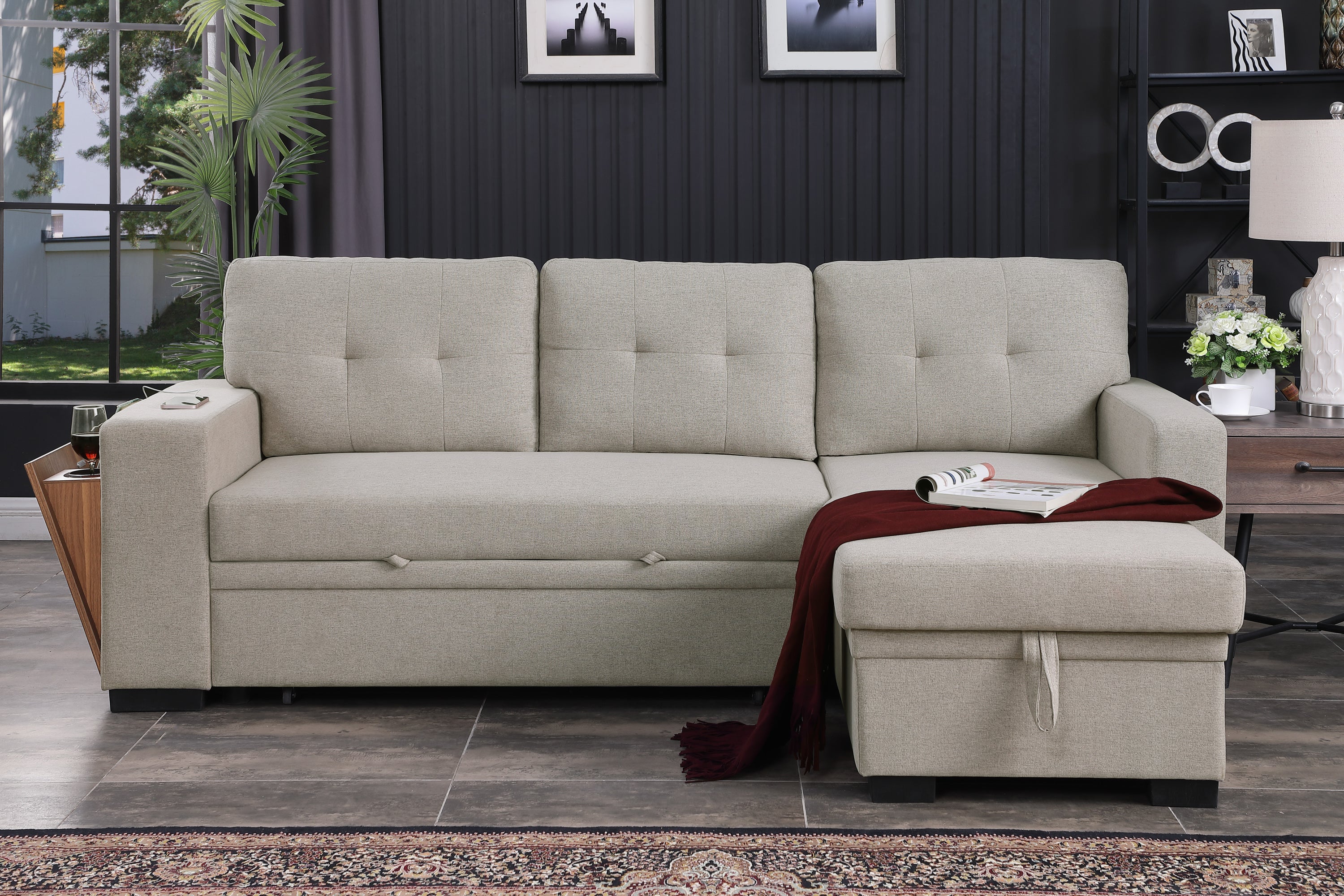 3 - Piece Upholstered Sectional