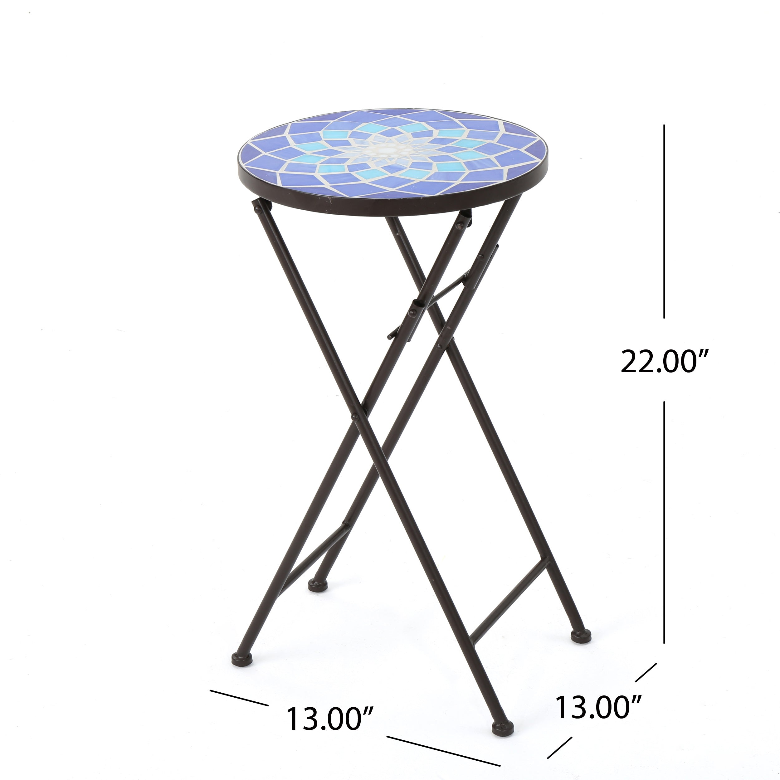 AZURE END TABLE