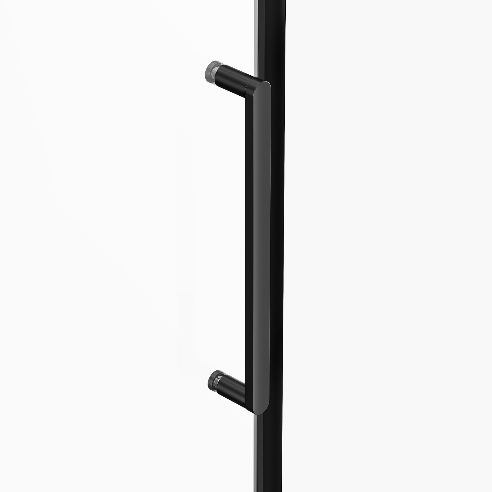 56-60 x 60 in Frameless Sliding Bathtub Door - Matte Black view 6