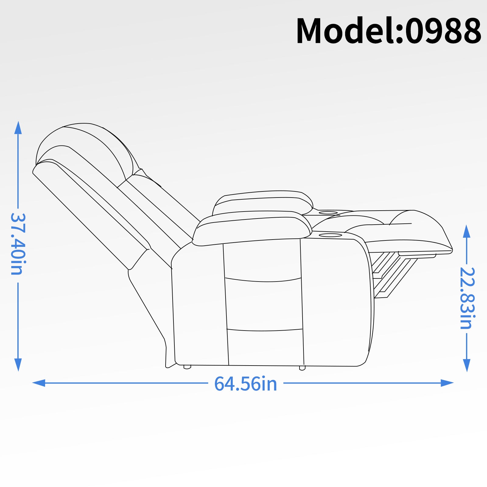 Infinite Position Single Motor Up to 350 LBS Power Lift Recliner Chair for Elderly, Heavy Duty Motion Mechanism with 8-Point Vibration Massage and Lumbar Heating, USB Charging Port, Cup Holders, Brown