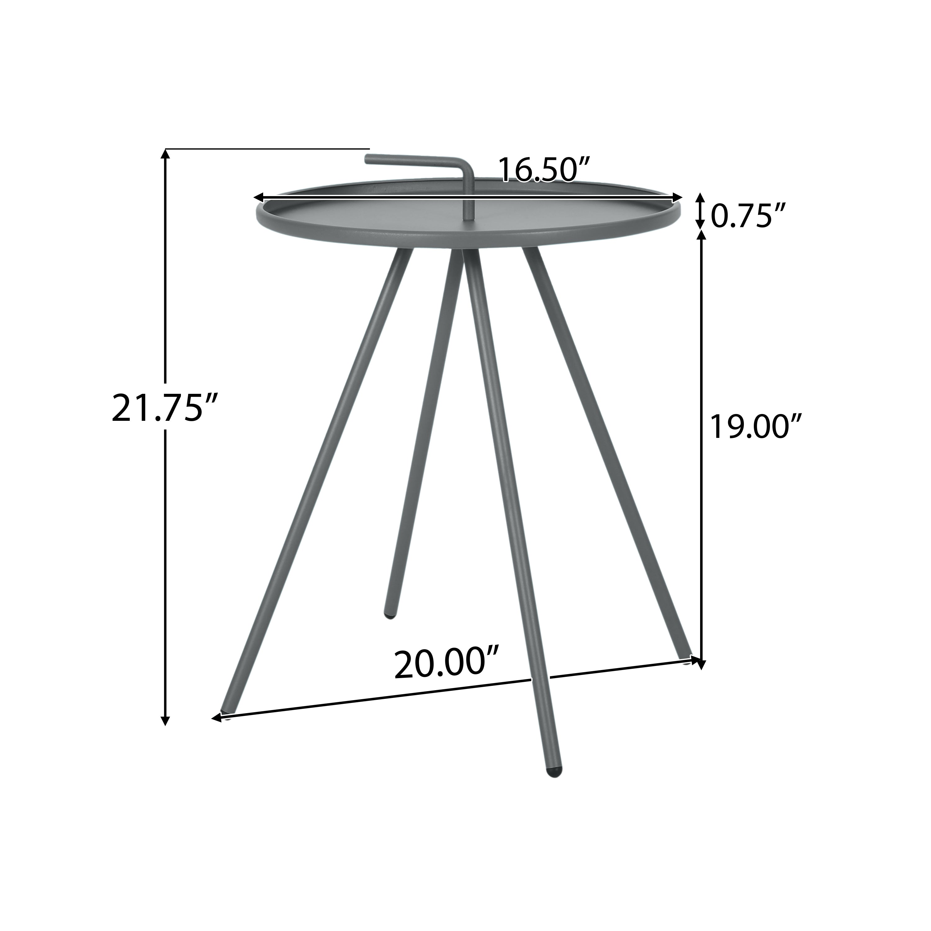 VIDA 16.5" SIDE TABLE