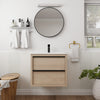 24" Bathroom Vanity with 2 Soft Close drawers,  White Ceramic Basin-BVA02524PLO-G-BL9060B(W1286S00034)