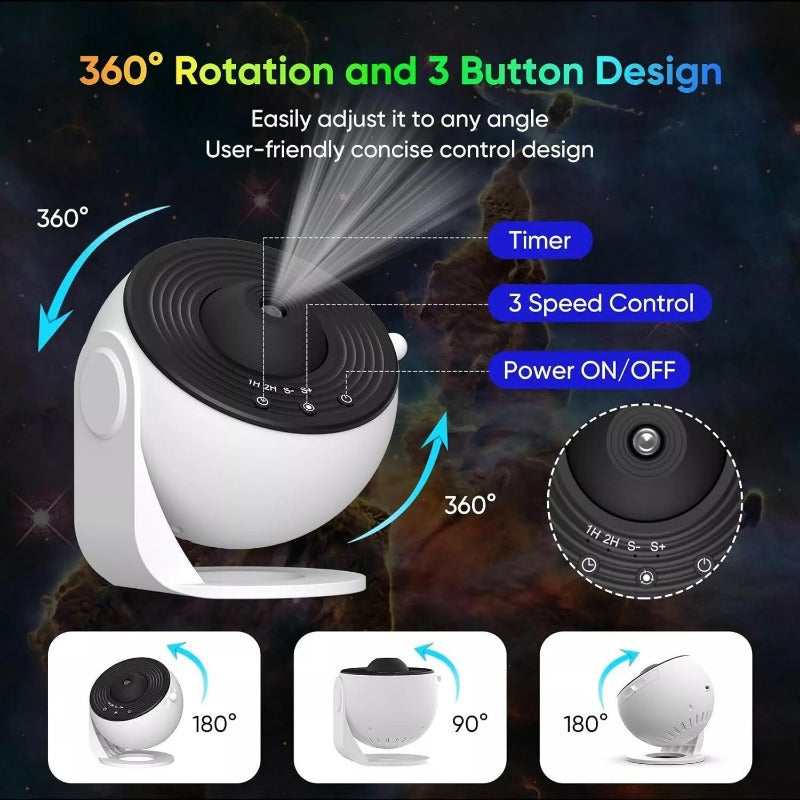 2024 Galaxy Projector 12-In-1 Planetarium Star Projector Sky Constellation Night