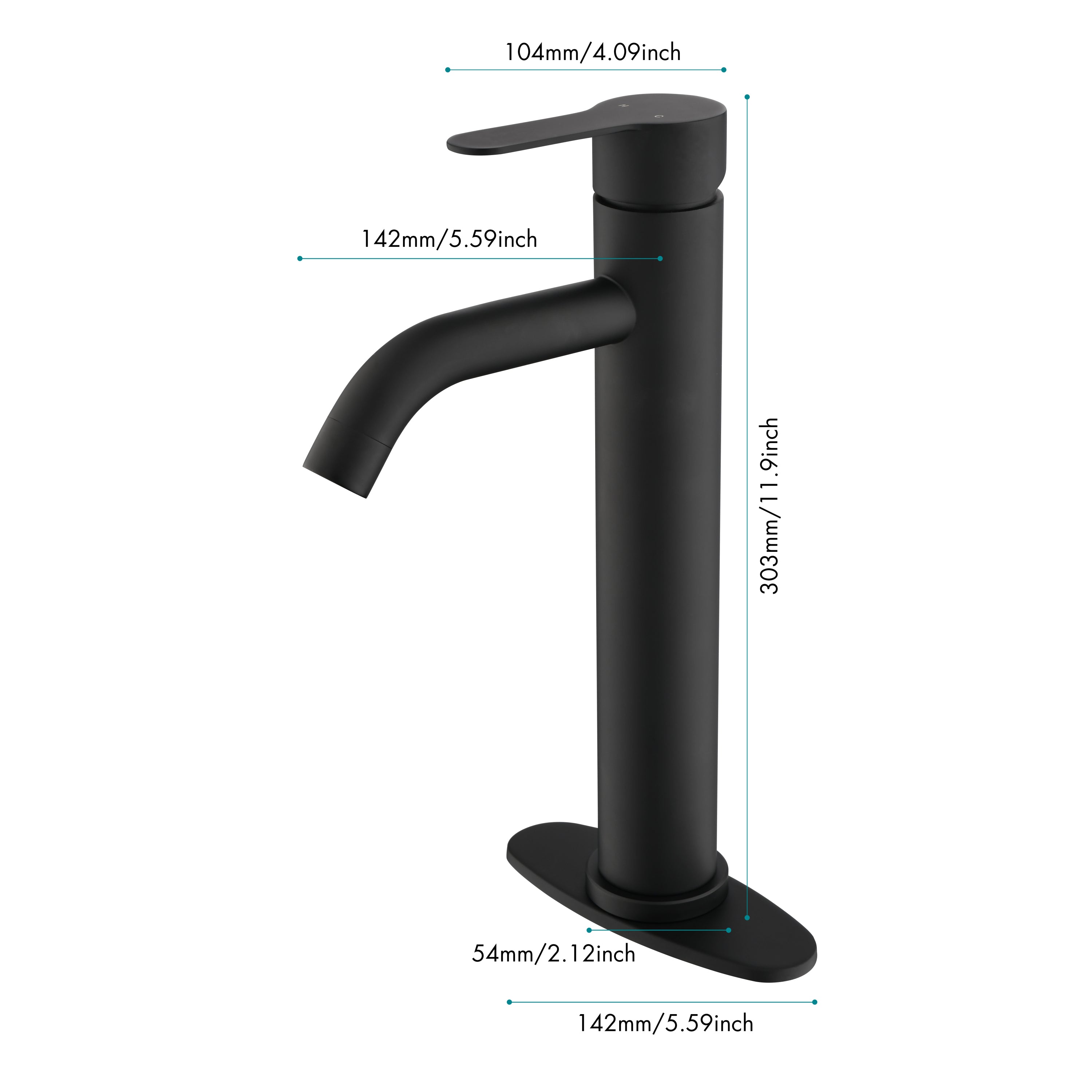 Single Handle Bathroom Vanity Sink Faucet