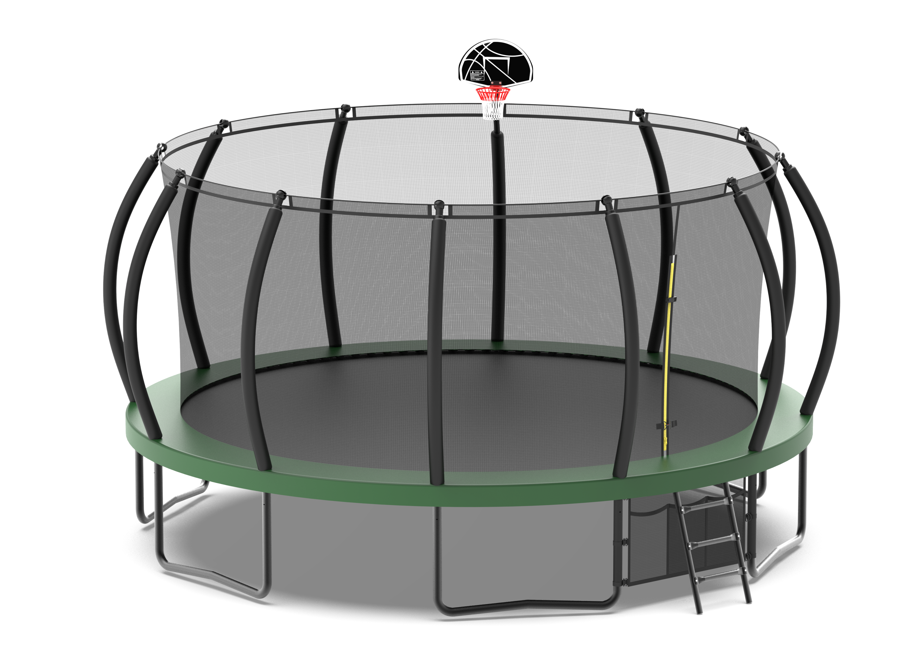 16FT Trampolines green