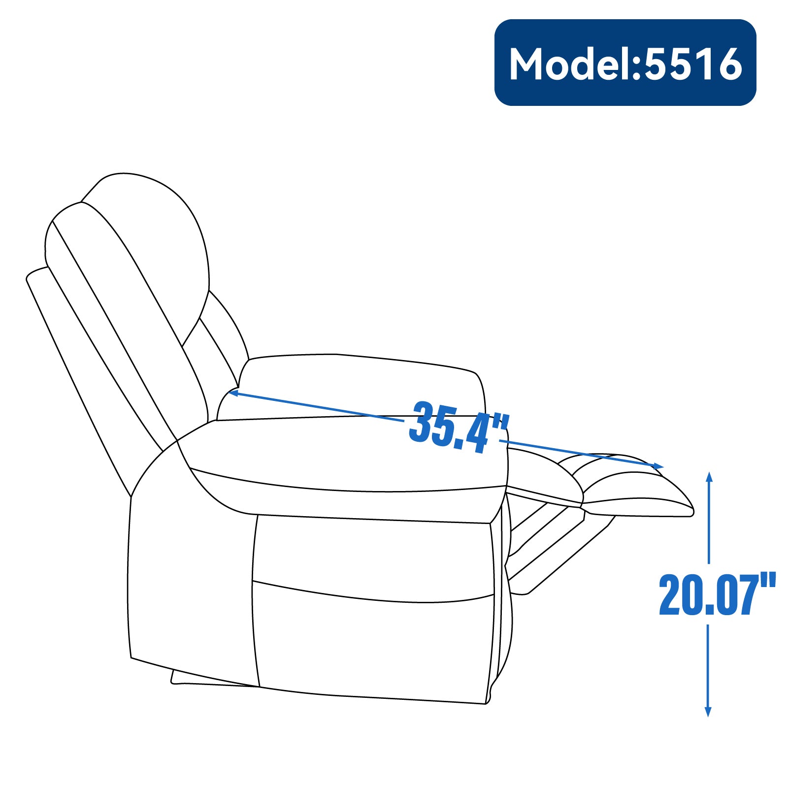 Dual Motor Infinite Position Up to 350 LBS Electric Medium size Genuine Leather Black Power Lift Recliner Chair with 8-Point Vibration Massage and Lumbar Heating