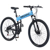 29" Folding Mountain Bike ,Suspension Fork,Aluminium Alloy Frame 21Speed Mountain Bike