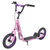 Youth Scooter Kick Scooter for Kids 6+ with Adjustable Handlebar, 12 Inch Inflatable Wheels ,Widened non-slip Footboard