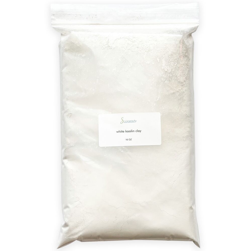 Saopeauty White Kaolin Clay Powder - 100% Natural Cosmetic Grade | Perfect for Face & Body Masks | Gentle Detox, Oil Control, and Radiant Skin