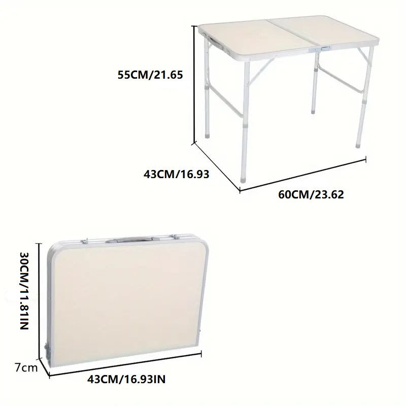 Small outdoor folding table