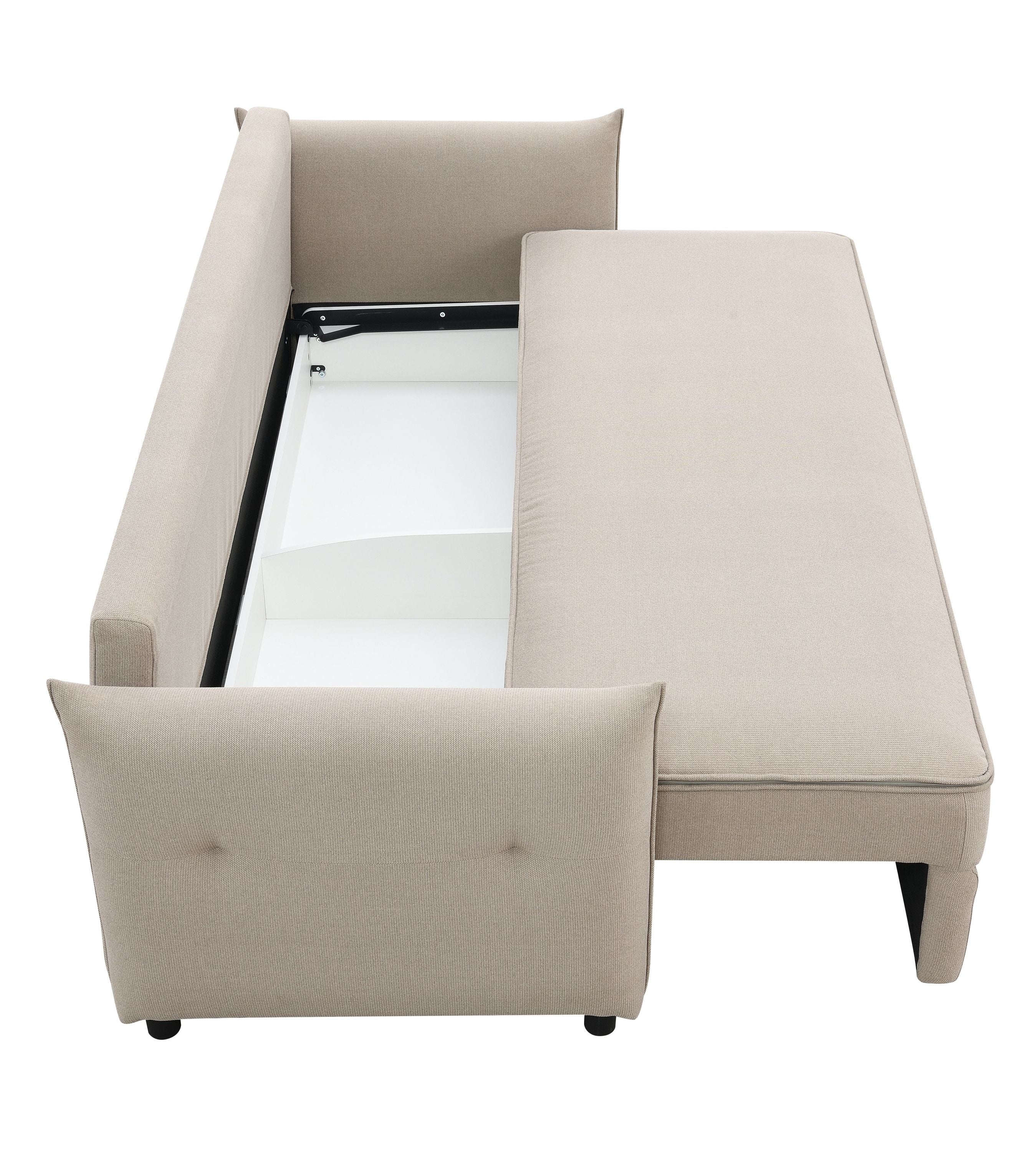 Irina Pull-out Fabric Sleep with Storage