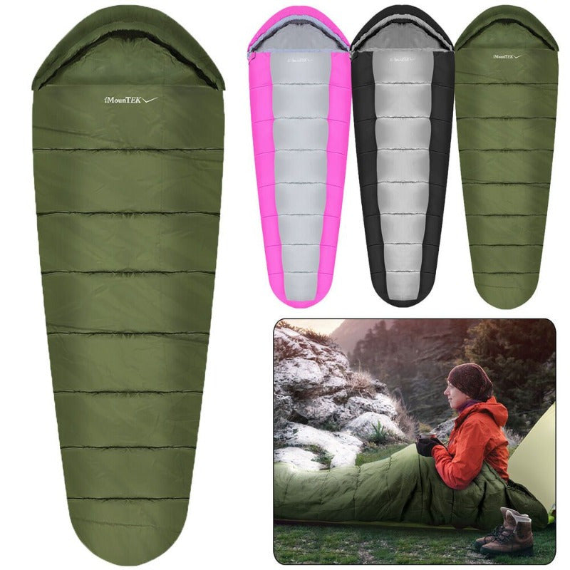 Sleeping Bags for Backpacking Hiking Mummy Camping Bags Cotton Liner Breathable