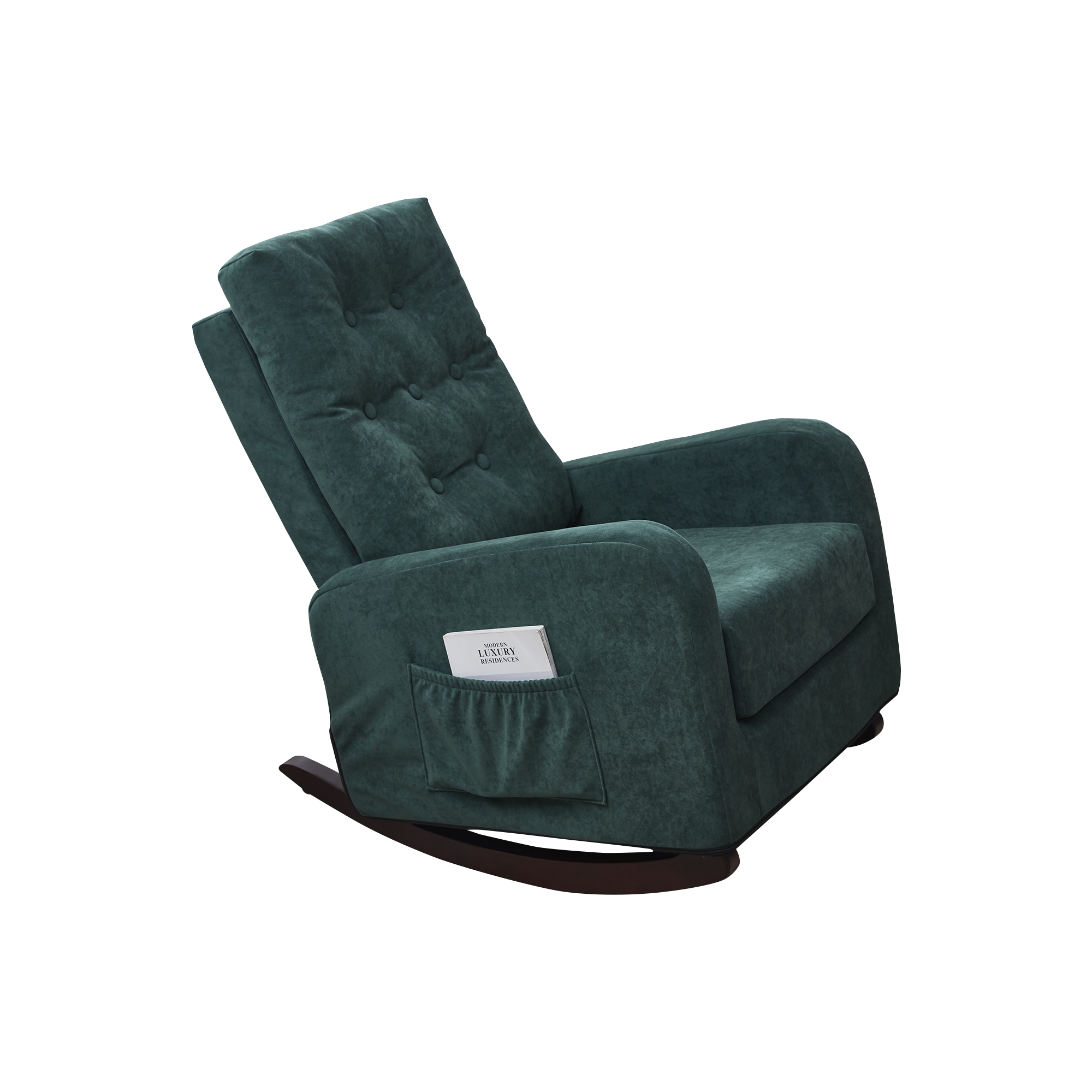 Accent chair TV Chair Living room Chair  Lazy Recliner Comfortable Fabric Leisure Sofa,Modern High Back Armchair