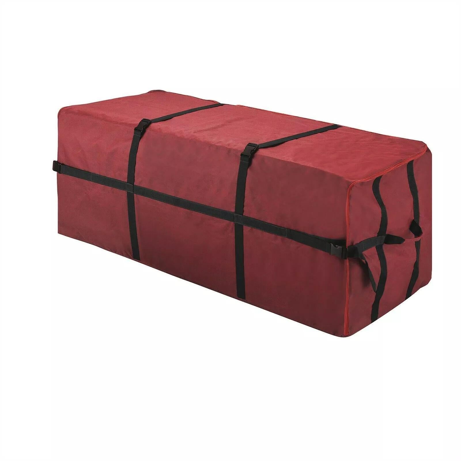 Red Christmas Tree Storage Bag – Large Canvas for 9-Foot Holiday Tree