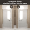 24-37 x 72 in Half-Frame Pivot Shower Door - 24 x 72 in / Brushed Nickel view 5