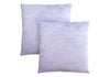 Pillows, Set Of 2, 18 X 18 Square, Insert Included, Decorative Throw, Accent, Sofa, Couch, Bedroom, Purple Hypoallergenic Polyester, Modern