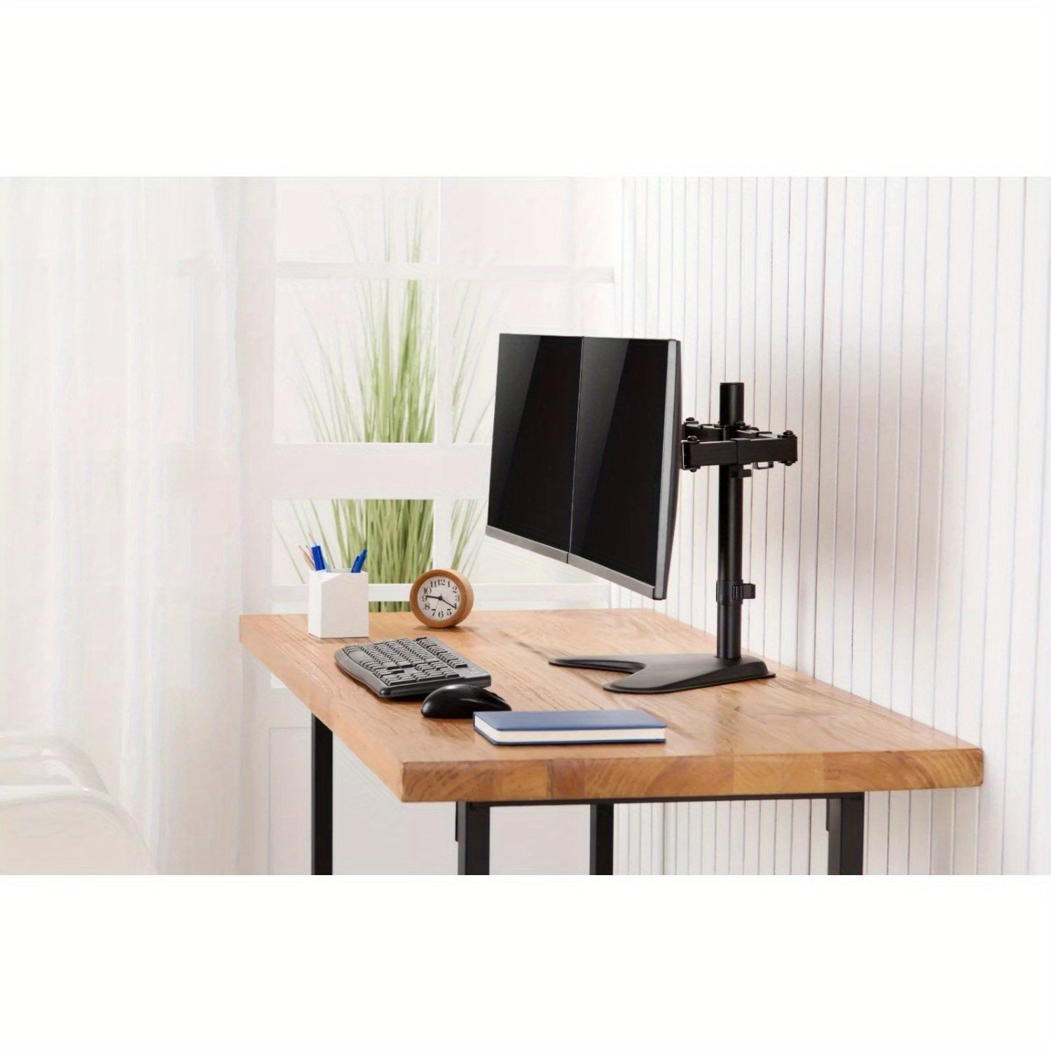 Dual Monitor Desk Mount Stand, Swivel for 21"-32" LED LCD Screens