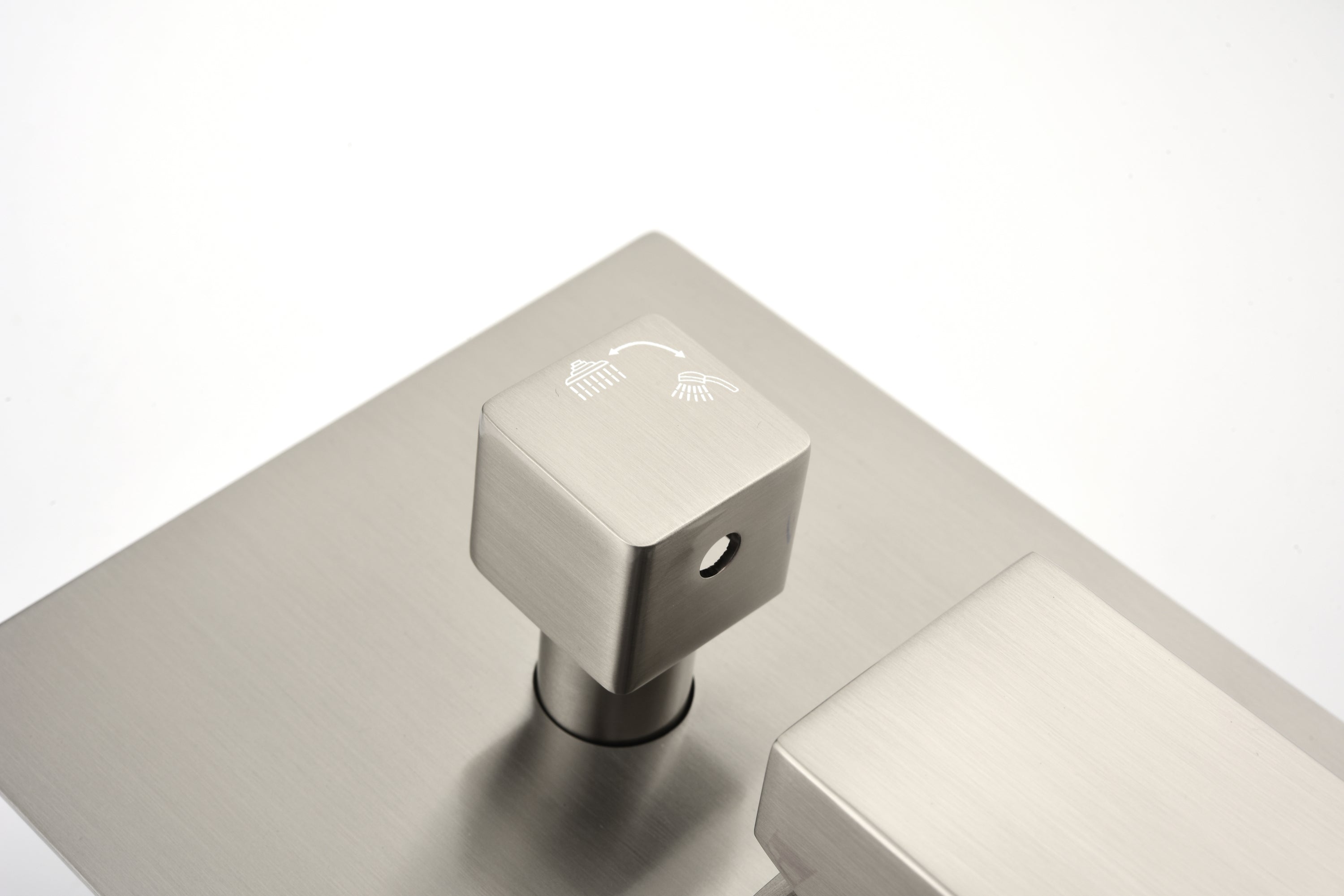 2 Way Outlet Function Solid Brass Shower Diverter Valve Mixer Rough-In Shower Handle Valve Kit Replacement