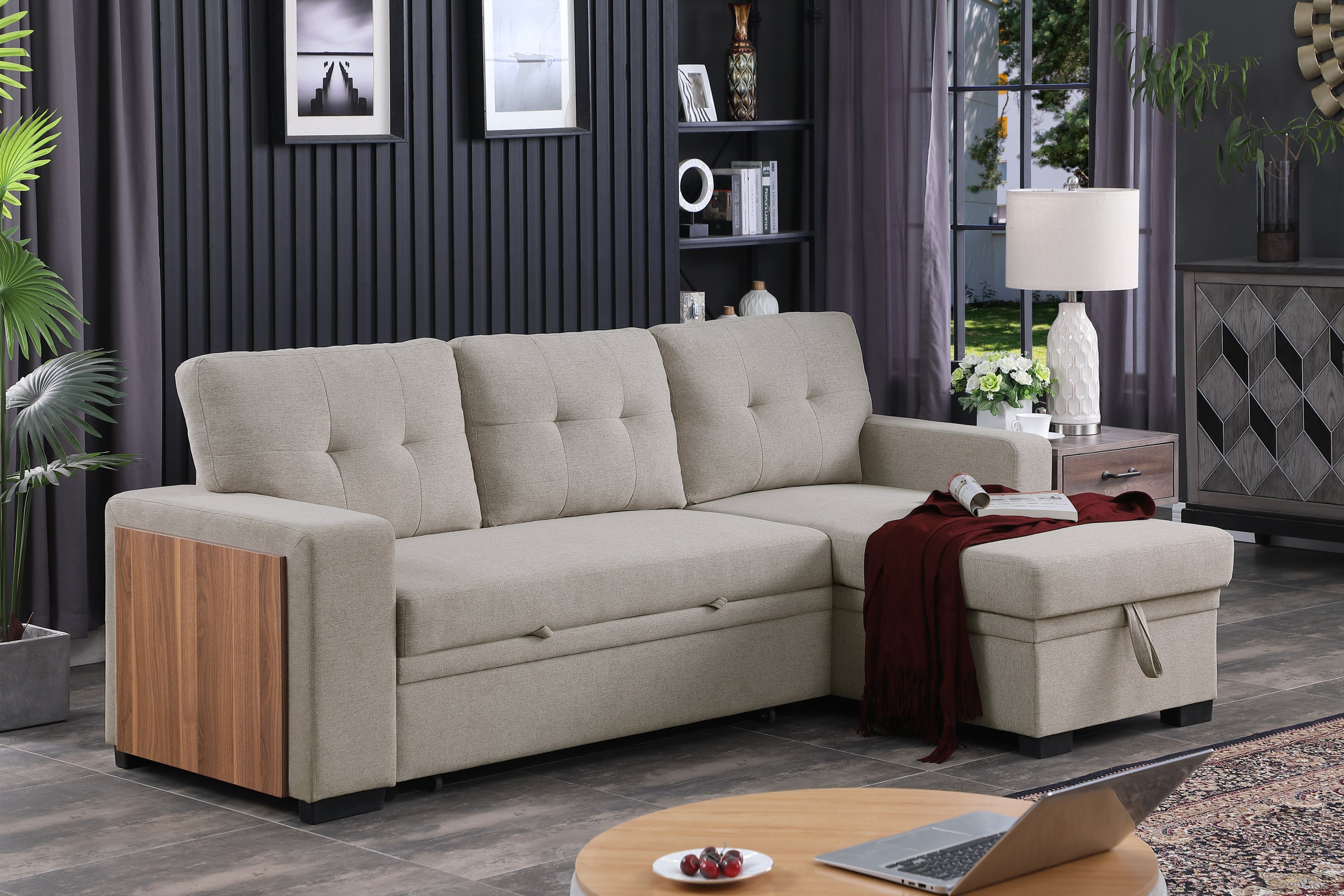 3 - Piece Upholstered Sectional