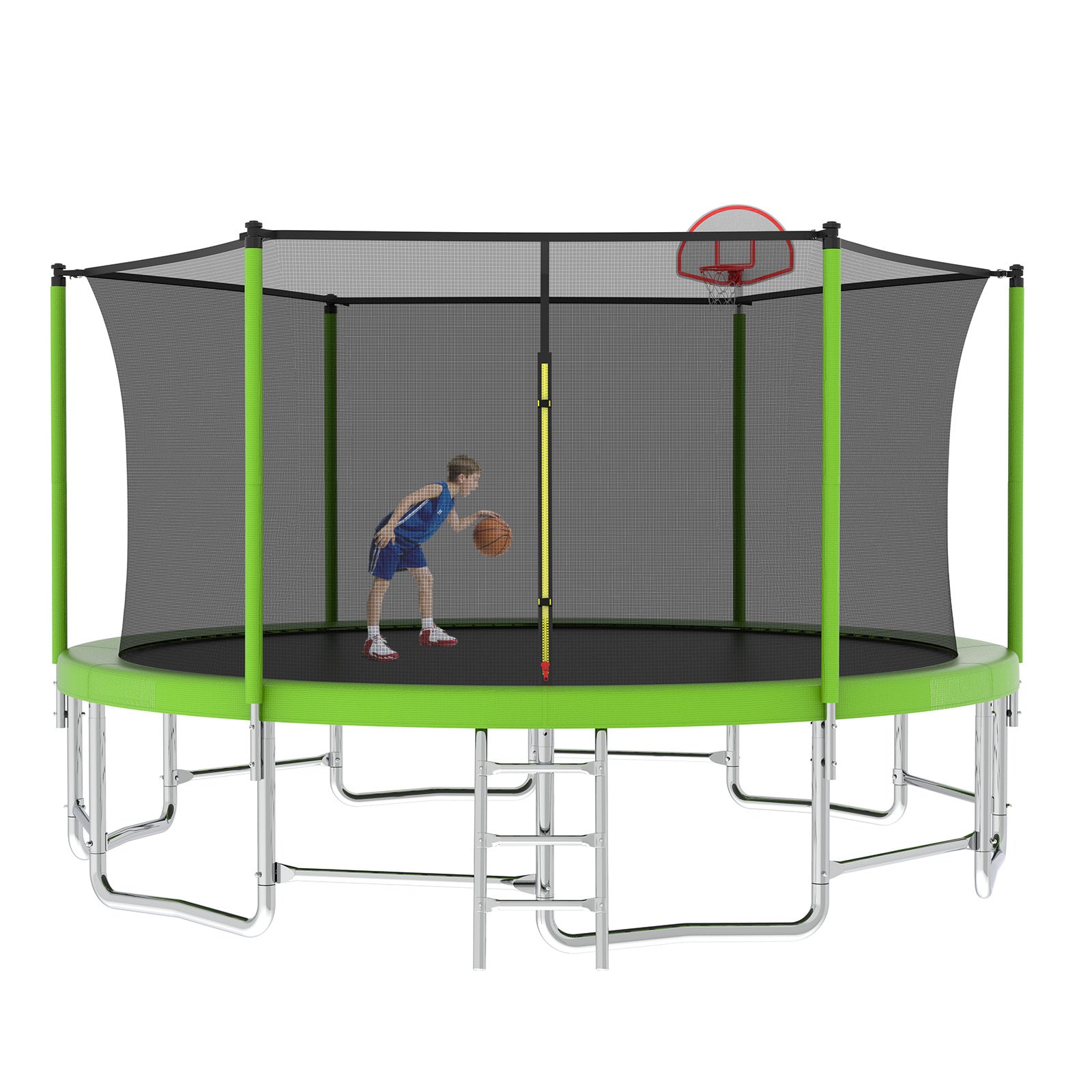 15FT for Kids Children with Safety Enclosure Net Outdoor Backyards Large Recreational Trampoline